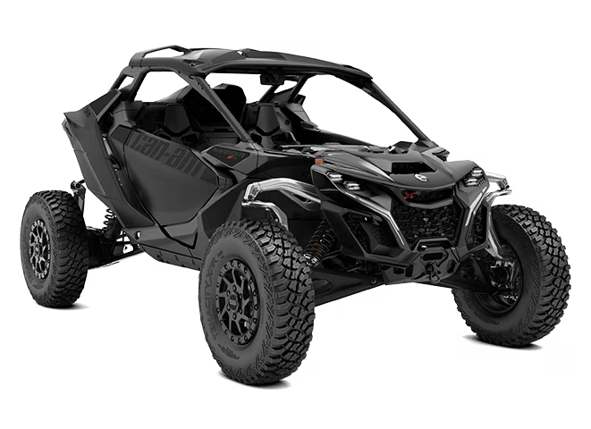 ORV-SSV-MY24-MaverickR-XRS-MillNT-Triple-Black-0007ARF00-Studio-34FR-NA