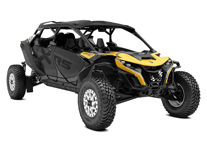 ORV-SSV-MY25-Maverick-R-MAX-XRSSAS-MillNT-Carbon-Black-Neo-Yellow-0007DSD00-Studio-34FR-NA
