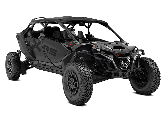 ORV-SSV-MY25-Maverick-R-MAX-XRSSAS-MillNT-Triple-Black-0007DSH00-Studio-34FR-NA