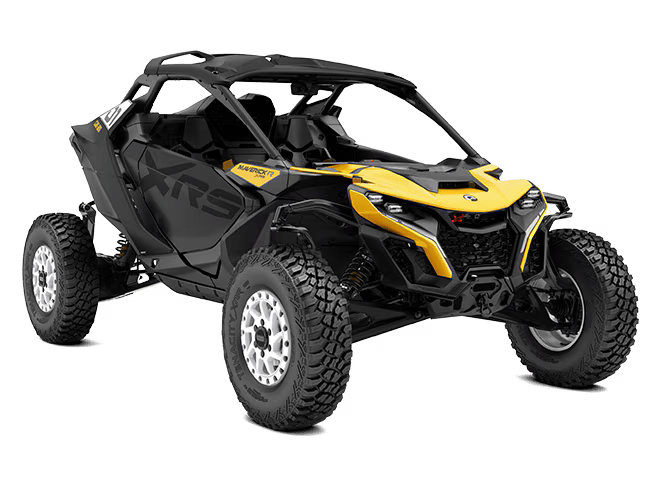 ORV-SSV-MY25-Maverick-R-XRSSAS-MillNT-Carbon-Black-Neo-Yellow-0006JSD00-Studio-34FR-NA