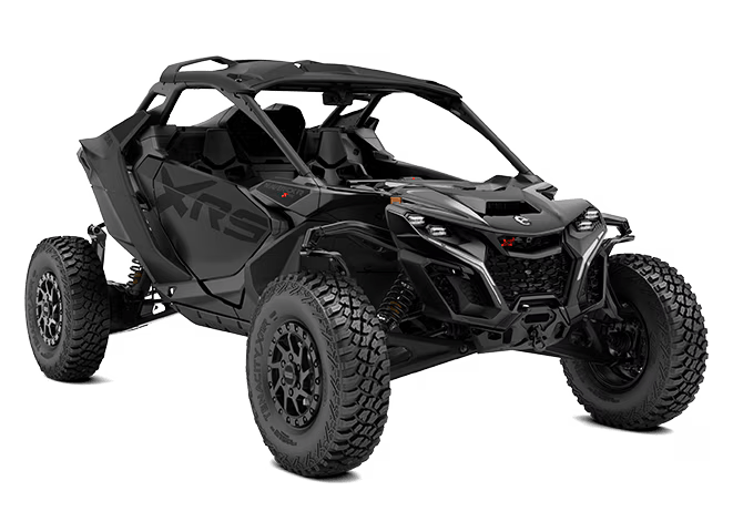 ORV-SSV-MY25-Maverick-R-XRSSAS-MillNT-Triple-Black-0006JSJ00-Studio-34FR-NA