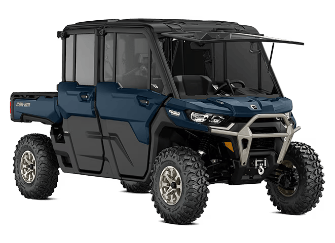 ORV-SSV-MY25-Defender-MAX-Limited-HD10-Dusty-Navy-0006MSD00-Studio-34FR-NA